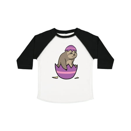 

Inktastic Easter Cute Sloth in a Purple Egg Gift Toddler Boy or Toddler Girl T-Shirt