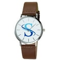 thumbnail image 1 of Men's Southern West Virginia Community and Technical College Plexus Brown Leather Watch, 1 of 1