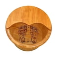 thumbnail image 1 of Bañera de madera bañera de piso de remojo sauna sauna bañera de madera de madera de madera de lavado de madera para cuencas para el pie para el día de, 1 of 8