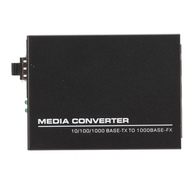 Convertidor De Medios De Fibra, Transceptor De Fibra SFP 100-240 V Para Oficina