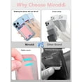 thumbnail image 7 of Miroddi Magsafe Phone Wallet, Strongest Magnetic Ultra-Thin Leather Card Holder Compatible for iPhone 16/15/14/13/12 Series, Fits 6 Cards, 7 of 7