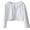 White 1, variant on 2-9 Years Girls Lace Shrug Cardigan,Girls Shrug Bolero,Baby Girls Lace Bolero Cardigan Shrug, Long Sleeve Pearl Buckle Bolero Dress Cover Up for Bolero for Gir