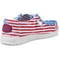 thumbnail image 5 of Hey Dude® Men's Wally Patriotic Stars  Stripes Casual Shoes 40001-9C8, 5 of 6