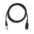 thumbnail image 4 of Cable de micrófono XLR, Cable de micrófono Plug and Play SNR 93dB Rendimiento estable para equipos de audio y video para cine en casaMovies Fyydes Descripción de la referencia, 4 of 6