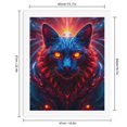 thumbnail image 2 of Paint By Numbers Kit for Adults Beginner - DIY Mystical Feline Radiant Aura Canvas Painting Kits for Adults, Frameless Paint By Number for Adults for Home Wall Decor 16x20 Inch, 2 of 7