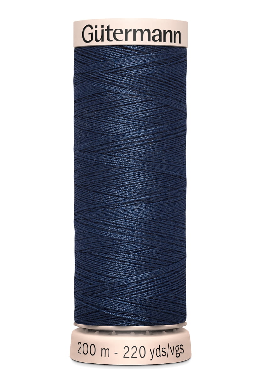Gutermann 220 Yd Natural Cotton Thread-Light Navy