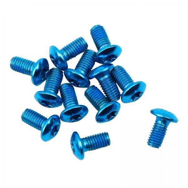 Pernos de freno de disco T25 M5x11,5 mm kusrkot 12 piezas azul