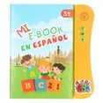 thumbnail image 2 of Electronic Sound Book Spanish Language Animal Fruit Numbers Learning Kids Educational Toy, 2 of 7