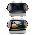 thumbnail image 3 of Sac à Couches 3 en 1 Sac à Dos Station à Langer Portable Chambre de Bébé Lit de Voyage Berceau Pliable Lit de Voyage Dormeur pour Nourrisson Nid pour Bébé, 3 of 9