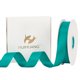 thumbnail image 1 of Cinta Decorativa HUIHUANG Satín Teal 2.5 cm x 46 m, 1 of 5