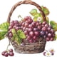 thumbnail image 5 of Pegatinas clásicas de uva refrescante Three Ratels CO103 para decoración de cocina, calcomanías para refrigeradores, calcomanías para ventanas de tiendas de postres, 5 of 5