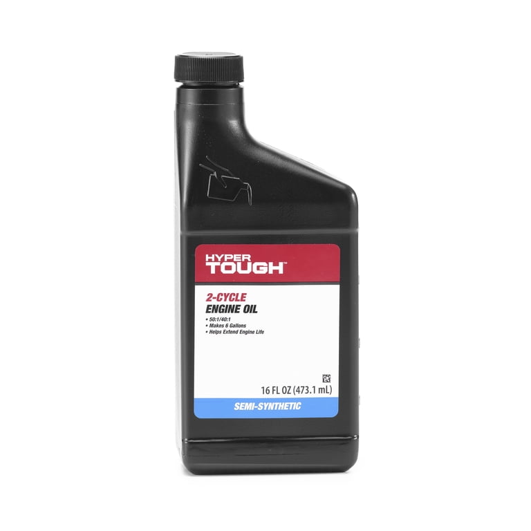 Hyper Tough Synthetic Blend 2-Cycle Oil 16oz makes 6 gallons for