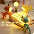 thumbnail image 4 of WUWULE Mini Cartoon Animals LED Desk Lamp Portable Adjustable Cute Pet Night Light, 4 of 7