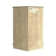 thumbnail image 4 of Bowery Hill Traditional Wooden Corner Accent Cabinet - Beige, 4 of 6