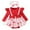 Red, variant on Valentine Outfit Baby Girl Long Sleeve Heart Print Romper Tutu Dress with Bow Headband Set Cute Baby Girl Outfit Outfits for Kids 18-24 Months