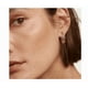 thumbnail image 3 of Pendientes Xtellar Aretes Aro Dorado Doble Con Diamantes, 3 of 4