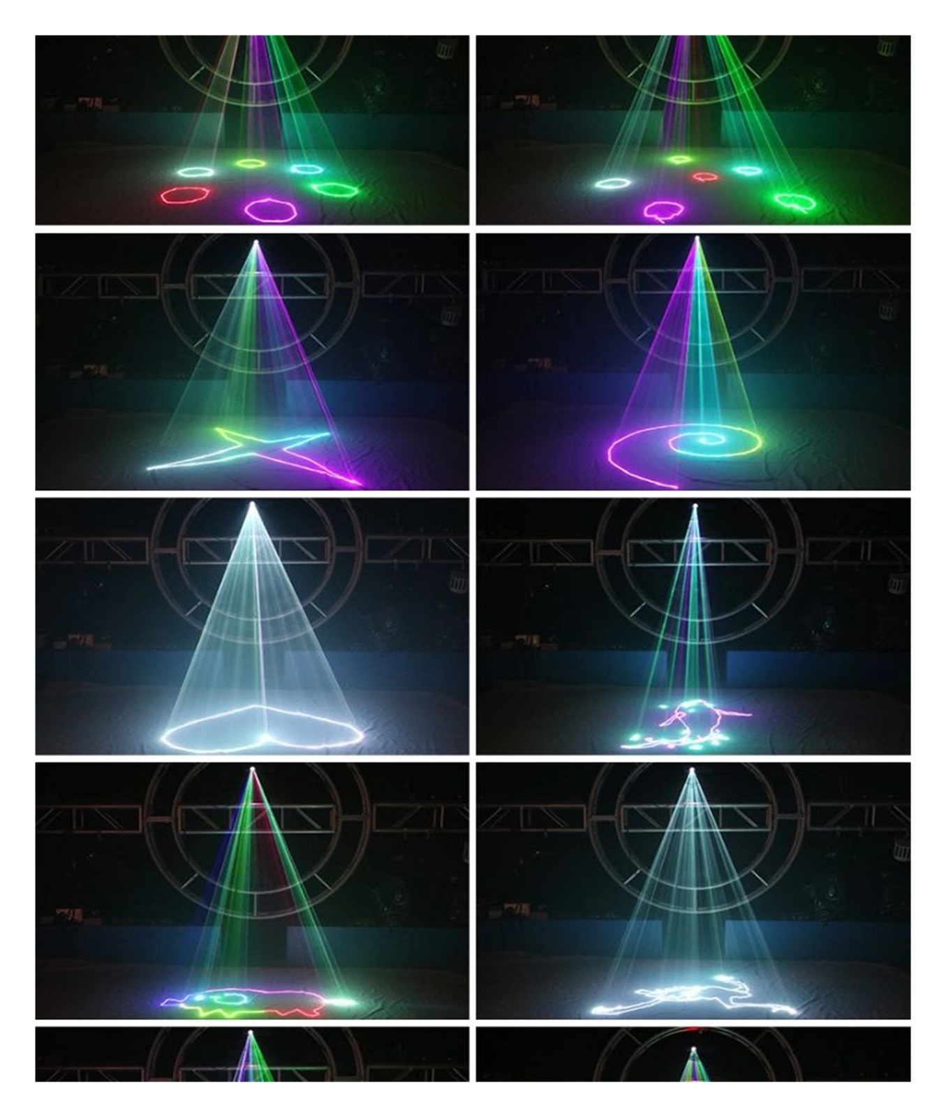 RGB Full Color Digital Stage Effect Projector Animation Remote Light For DJ Disco DMX Party Lamp Dj Lights Moving Heads