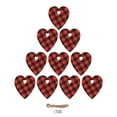 thumbnail image 1 of Firlar Front Door Pendant Handmade Accessory For Scrapbooking Home Decoration Wooden Lattice Heart Christmas Wood Ornament, 1 of 9