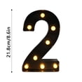 thumbnail image 2 of Graduation 2026 LED Long Marquee Light Up Letters 'Grad 2026' Graduation Party For Kindergarten Preschool High School College Graduation, 2 of 5