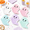 Colourful, variant on Colourful 50-Piece Pastel Ghost Disposable Paper Plates Party Supplies