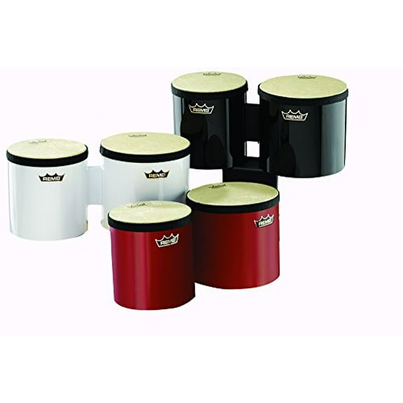 Remo Pre-Tuned Bongos (H5 x Diam 6/7in; Black)