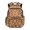 Capybaras, variant on HELLHERO Capybara Orange Print Multi Pockets Bookbag for Casual College, Waterproof Lightweight Polyester Book Bag