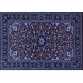 thumbnail image 1 of Ahgly Company Machine Washable Indoor Rectangle Persian Blue Traditional Area Rugs, 2' x 4', 1 of 4