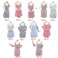 thumbnail image 6 of Women Pockets Waterproof Double Layer Anti-oil Aprons Kitchen Outsides BBQ Cooking Thick Cloth Sleeves, 6 of 8