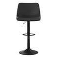 thumbnail image 6 of Daluvenix Counter Height Bar Stools with Back Set of 2,Modern BarStools with PU Leather, Adjustable Swivel High Back Bar Stool Chair with Footrest for Kitchen Island,Black, 6 of 8