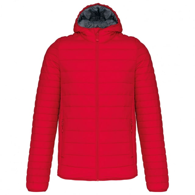 Kariban Mens Lightweight Hooded Padded Jacket