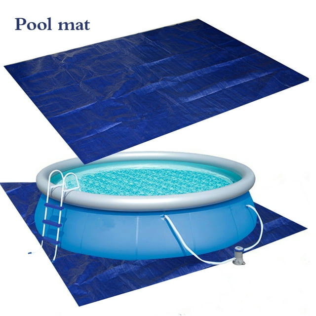 Tapis de Piscine Pliable Coussin Anti-Soleil Imperméable Anti-Poussière Tissu de Protection Extérieur Jardin