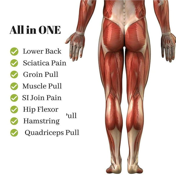 Groin and Hip Brace Compressed Brace for Hip Sciatica Wrap Compressed Support for Pulled Muscles Hip Strap Nerve Pain Relief