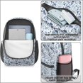 thumbnail image 4 of 17 Inch Lightweight Backpack,PVC Waterproof Oxford Fabric, Ergonomically Designed, with Large Capacity, Camouflage Print, 4 of 5