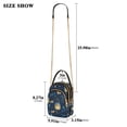thumbnail image 2 of FORMRS Crossbody Bag for Women Quilted Travel Shoulder Cell Phone Purse with Chain Strap Handbag, Blue Fireflies Pattern, 2 of 7