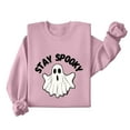 thumbnail image 5 of Giftesty Women's Halloween Print Crew Neck Long Sleeve Soft Stylish Casual Sweatshirt Top for Halloween Celebrations Daily Wear, 5 of 7