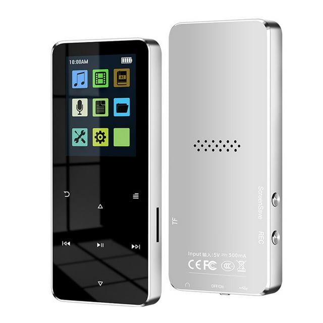 Jugador TFT Touch Reproductor de MP3 MP4 compatible con Bluetooth FM Video Walkman (Plata con 8G) Likrtyny Para estrenar