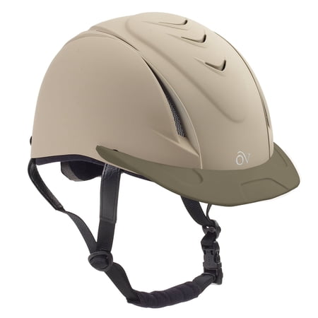 OVATION Deluxe Schooler Helmet Color: Tan Size: M/L (467566TAN-M/LG)