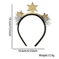 thumbnail image 2 of Yoyauz 2026 New Year Party Supplies Gold Black Silver Adult Female And Male Headwear Flashing Photo Booth Props 2026 Celebration Eve Party And Holiday Headwear, 2 of 7