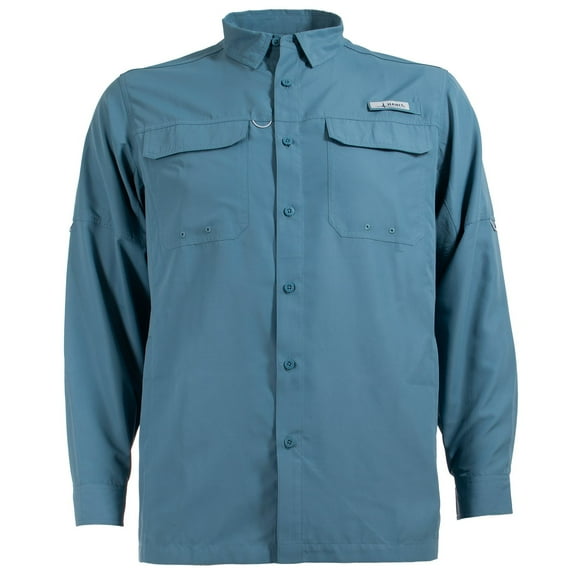 Habit Men's UPF 40+ UV Protection Long-Sleeve Fishing Shirt