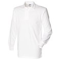 thumbnail image 1 of Polo de manga larga con el cuello en blanco para hombre/Caballero Modelo Rugby (Blanco), 1 of 2