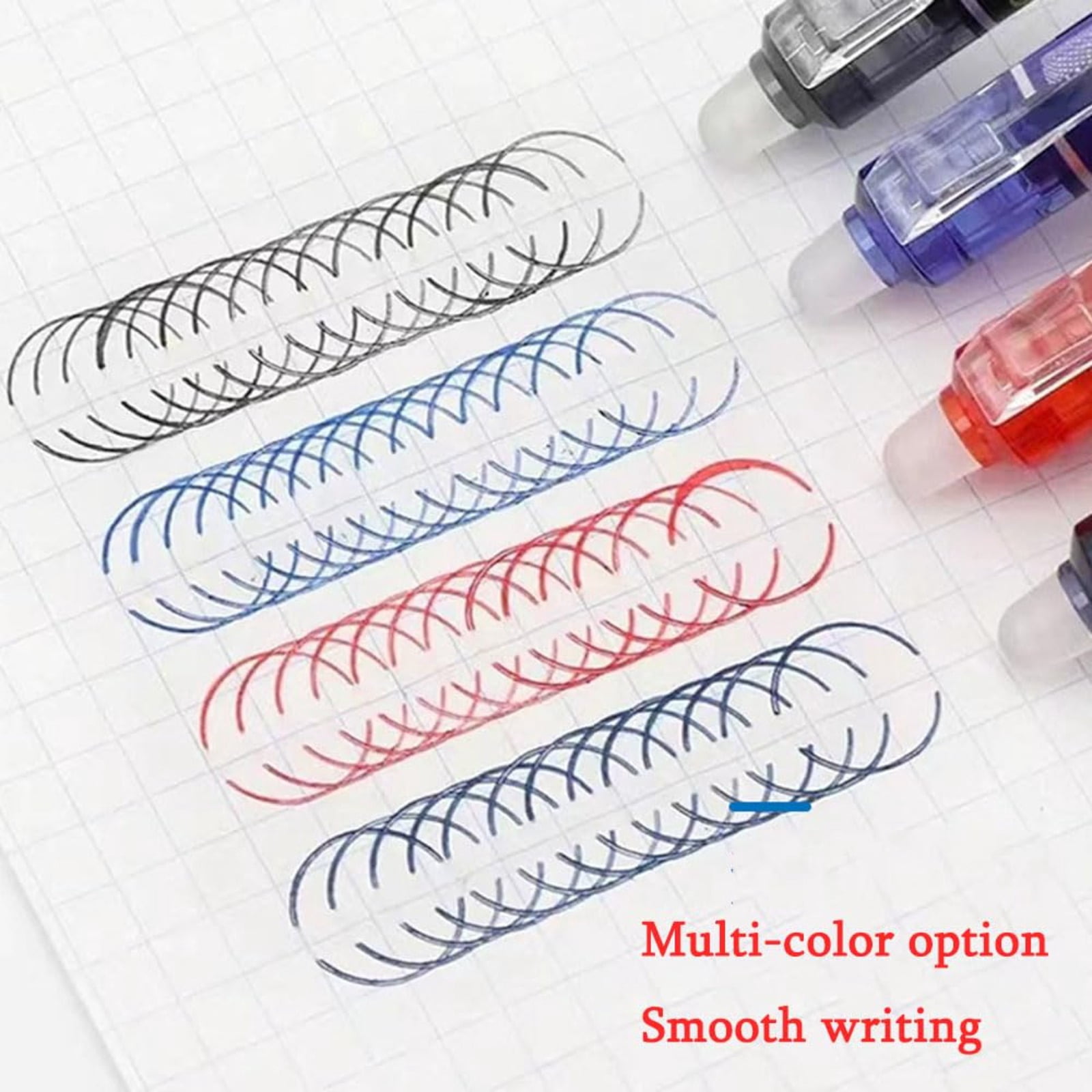 12 Pack Erasable Gel Pens – Multi-Color Retractable 0.7mm Fine Point, Built-In Eraser, Smooth Writing for Note Taking, Planner, Drawing & Office Supplies