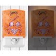thumbnail image 2 of Caroline's Treasures BB8203CNL Bikini Swimsuit Orange Polkadot Ceramic Night Light, Orange, 6x4x3", multicolor, 2 of 2