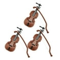 thumbnail image 4 of VERDANVERSE Mini Violin 3Pcs for Toy House Accessories and Traditional Design, 4 of 8