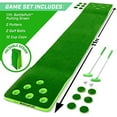 thumbnail image 6 of GoSports BattlePutt Golf Putting Game, 2-on-2 Pong Style Play with 11 ft Putting Green, 2 Putters and 2 Golf Balls, 6 of 7