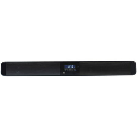 Supersonic Portable Bluetooth Soundbar Speaker with FM Radio and Auxiliary Input