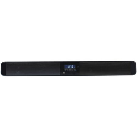 Supersonic Portable Bluetooth Soundbar Speaker with FM Radio and Auxiliary Input