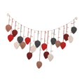 thumbnail image 2 of Esquirla Leaves Woven Tapestry Bohemian Macrame Wall Hanging for Bedroom Nursery Room Red, 2 of 8