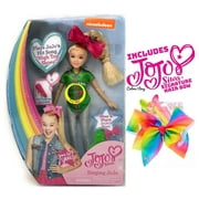 Ropeastar JoJo Siwa Doll Play Set with JoJo Siwa Signature Hair Bow for Girls (Singing Doll: High Top Shoes)