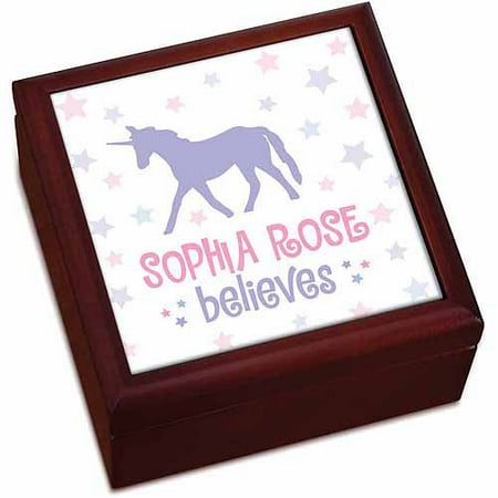 Cherry Keepsake Box - Unicorn Personalized Keepsake Box