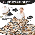 thumbnail image 3 of Beige Baseball Gear Pattern Toddler Nap Mats for Kids Preschool,Sleeping Mat Bag or Kids,Toddler Sleeping Bag,Toddler Nap Mat or Daycare, 3 of 6